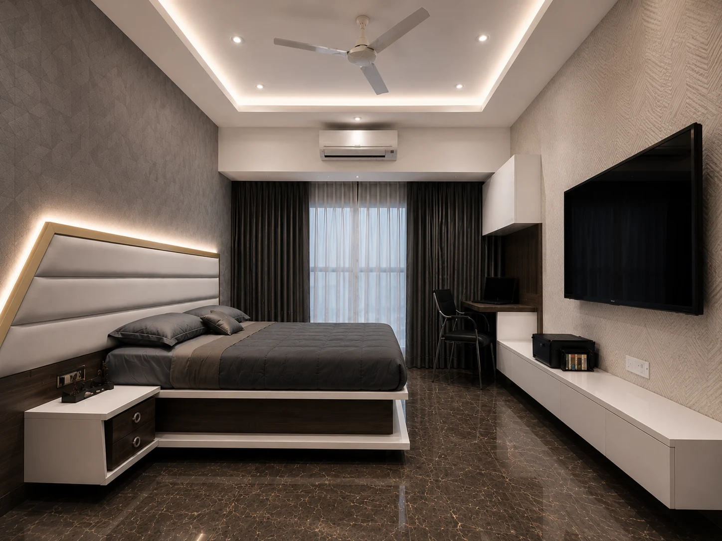 Gold Trim Bedroom Suite